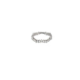 14K White gold 1.00ct G VS2 Baguette Cut Diamond Eternity Ring